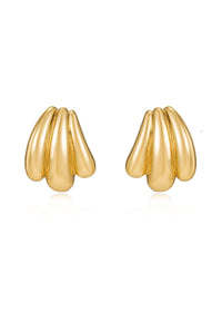 Gemma Statement Earrings - Gold Plate