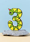 Snake 3rd Birthday Card