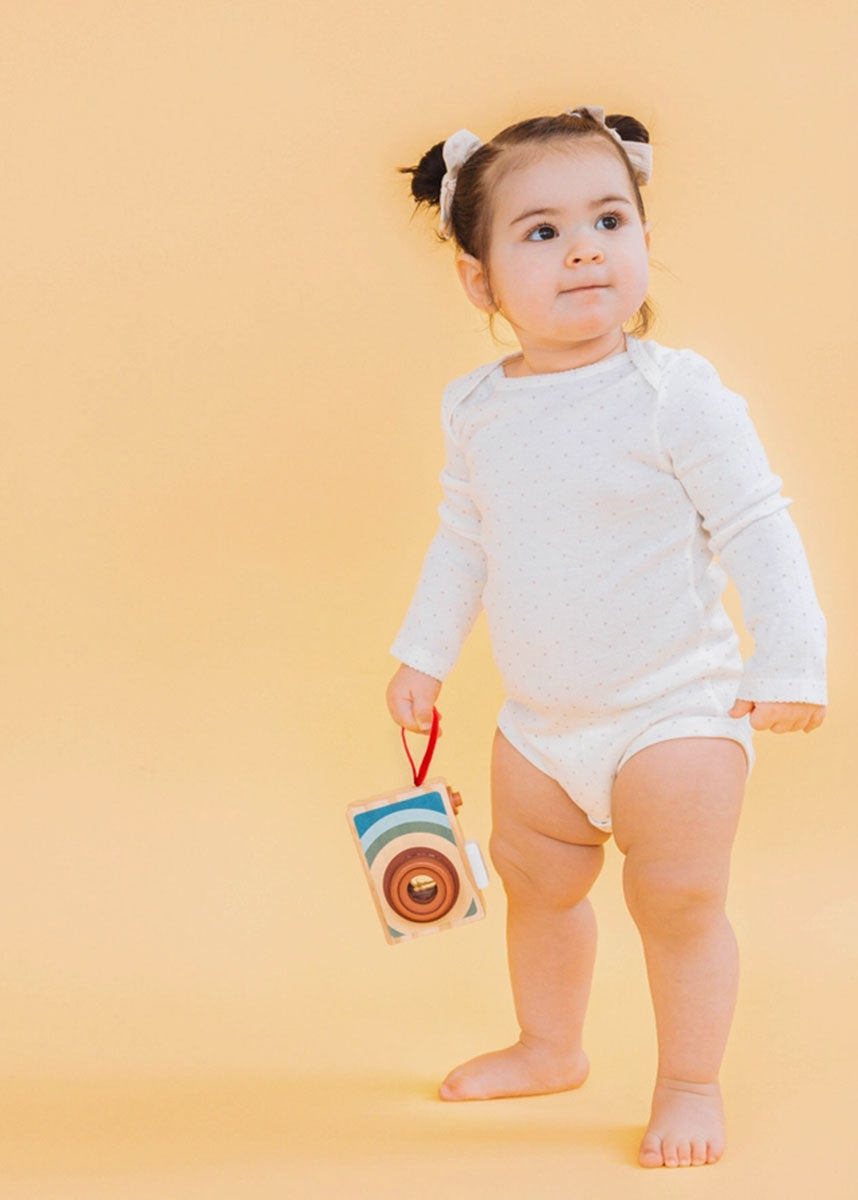 Wooden Rainbow Camera Toy