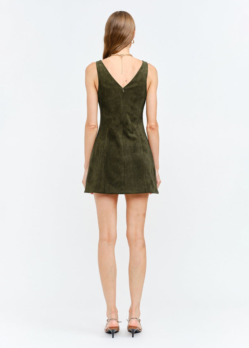 Louisa Mini Dress - Olive
