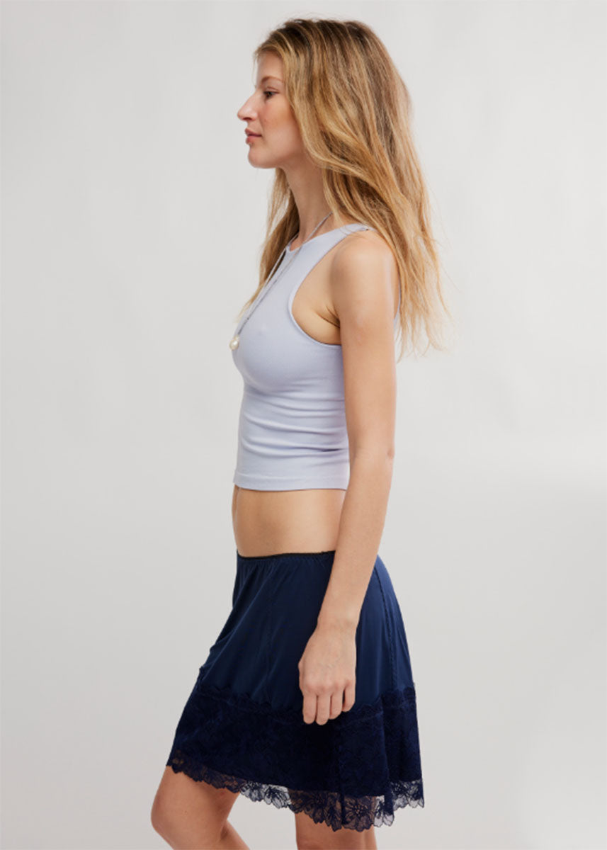 Party Crashers Half Slip Skirt - Deeper Iris