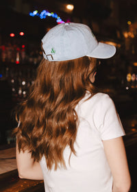 Chicago. Dad Hat - Denim & Green