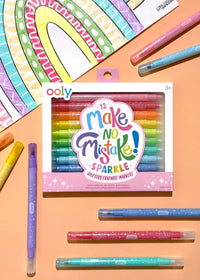 Make No Mistake! Glittery Erasable Markers