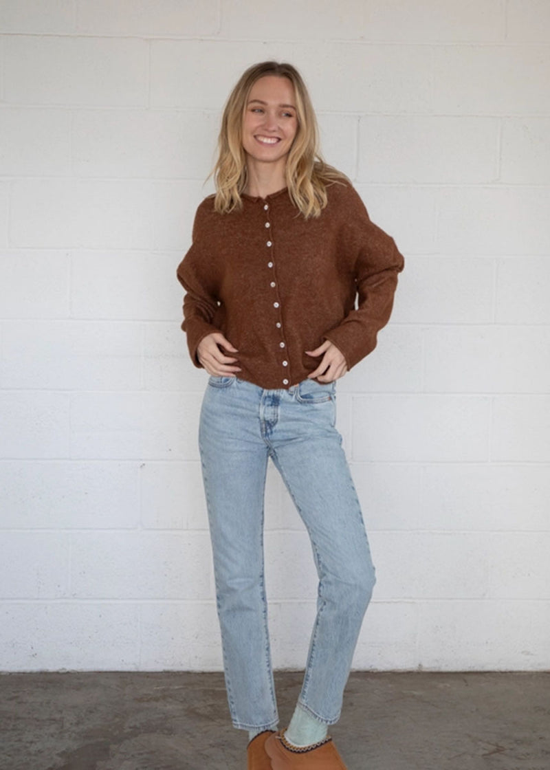 Piper Cardigan - Brown