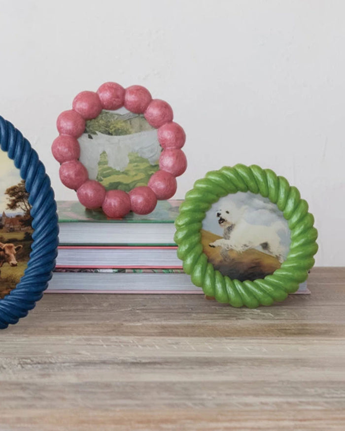 Round Bauble Picture Frame - Pink