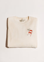 Greetings (Dibs) From Chi Crewneck Sweatshirt - Natural