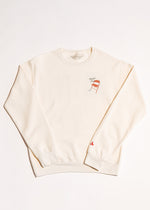 Greetings (Dibs) From Chi Crewneck Sweatshirt - Natural