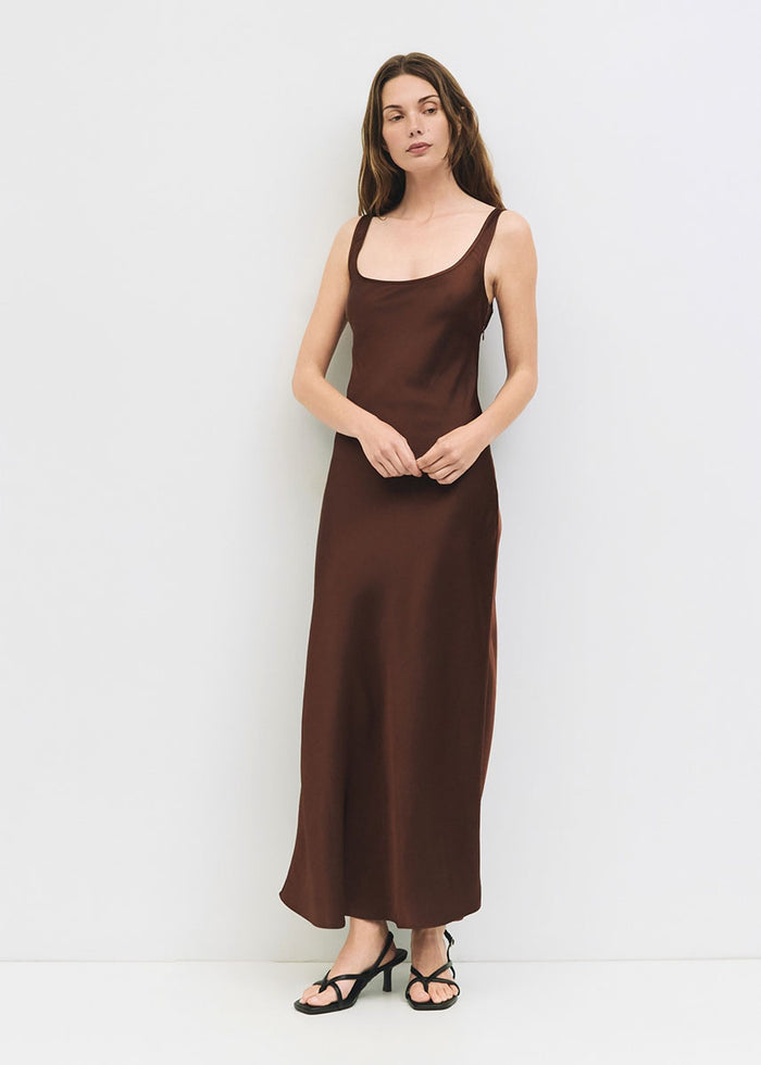 The Saylor Dress - Brown