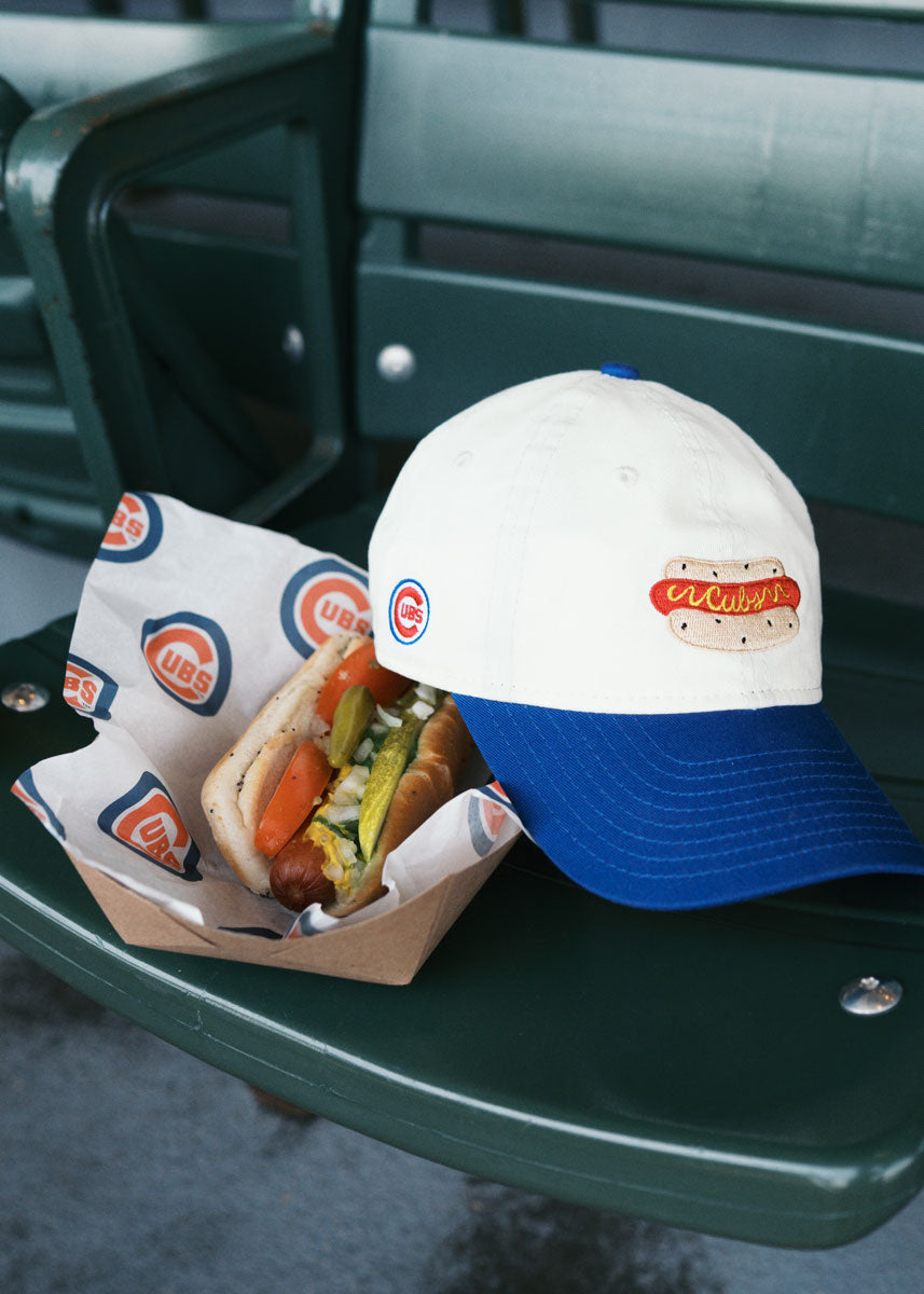 Toddler Cubs Hot Dog Two-Tone Hat - Ivory & Royal