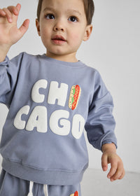 Chicago Hot Dog Terry Oversized Sweatsuit Set
