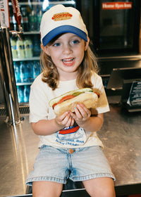 Toddler Cubs Hot Dog Two-Tone Hat - Ivory & Royal