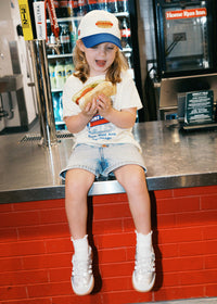 Toddler Cubs Hot Dog Two-Tone Hat - Ivory & Royal