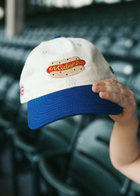 Toddler Cubs Hot Dog Two-Tone Hat - Ivory & Royal