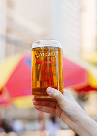 Hot Dog Stand Can Glass