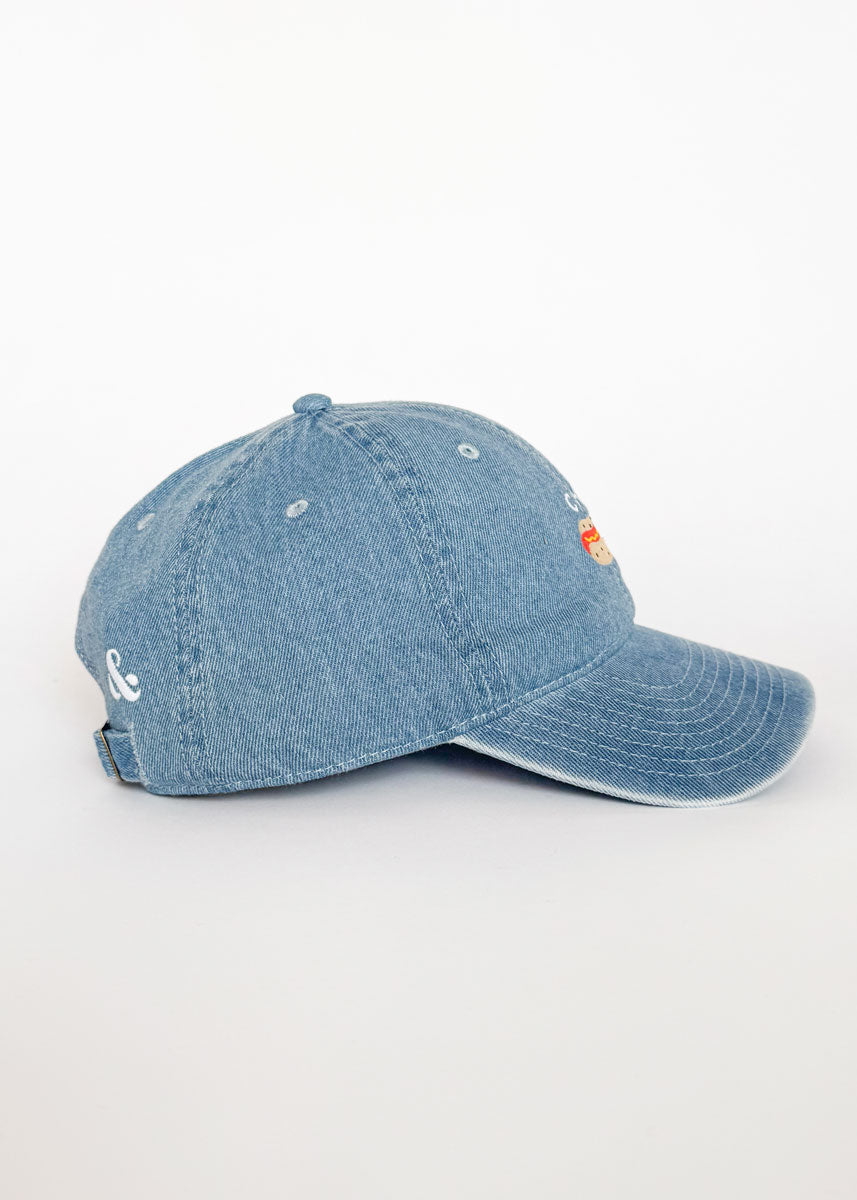 Tiny Chi Hot Dog Icon Hat - Denim