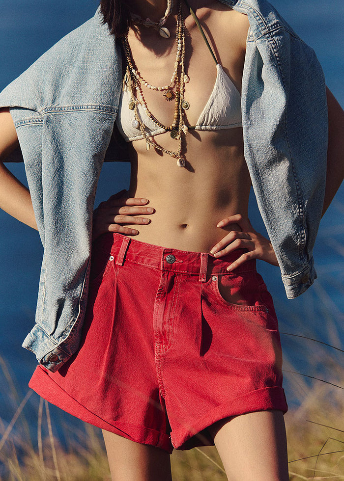 Danni Shorts - Hot Rod Red