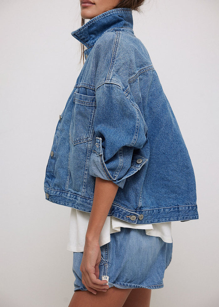 Opal Swing Denim Jacket - Cowboy Romance