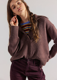 Trading Up Polo Sweater - Enchanted Oak