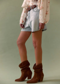 Tippi Denim Shorts - Babalon Blue