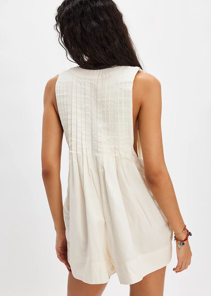 Webster Romper - Ecru Wash