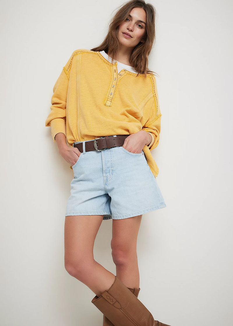 Tippi Denim Shorts - Babalon Blue