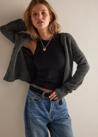 So Soft Seamless Modal Tank - Black