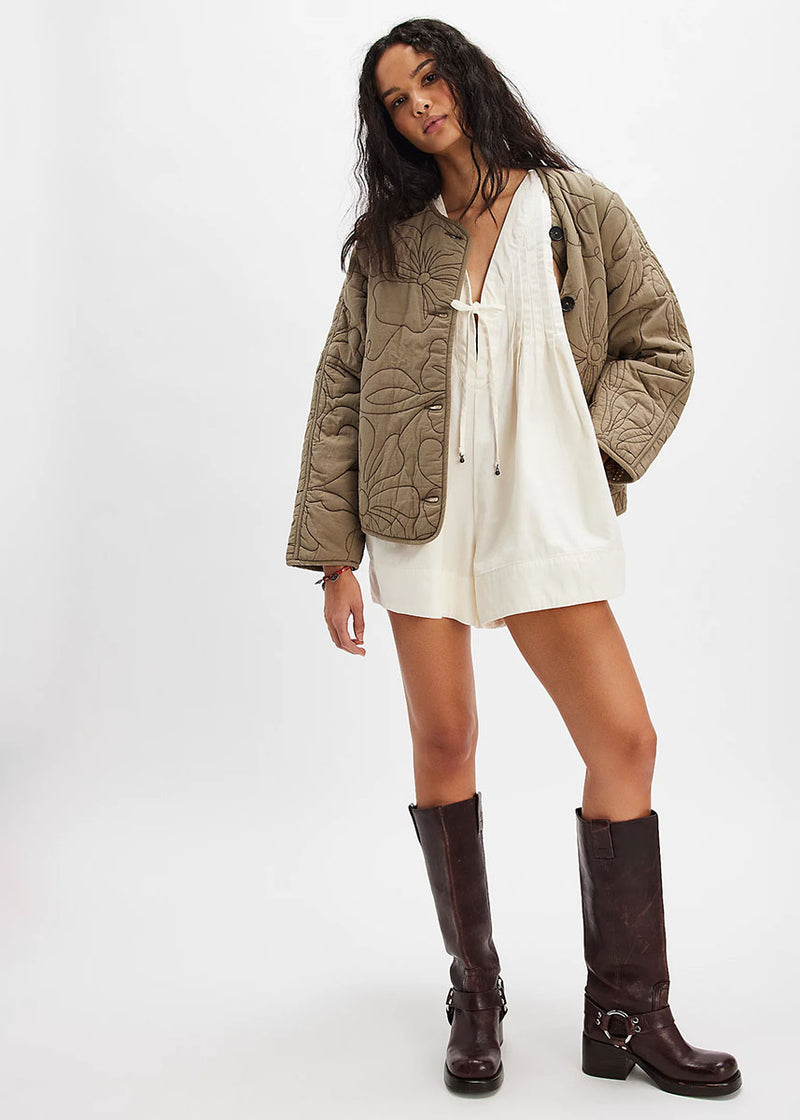 Webster Romper - Ecru Wash