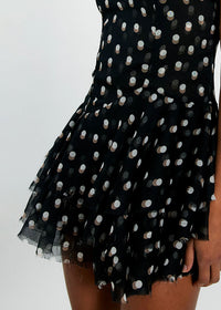 Raven Printed Mini Dress - Night Combo