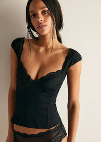 Blush Hour Tee - Black