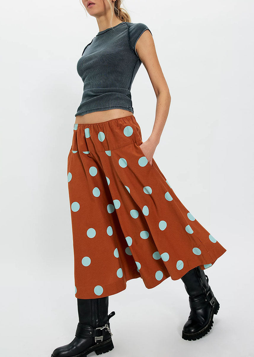 Betty Dropwaist Skirt - Sugar Almond Combo