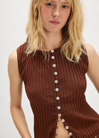 Tilly Vest - Honey Bronze