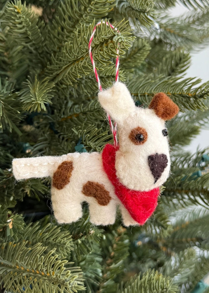 Dog Felt Ornament