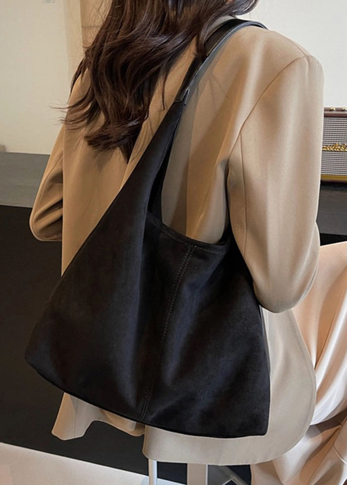 Simple Commuter Tote Bag - Black