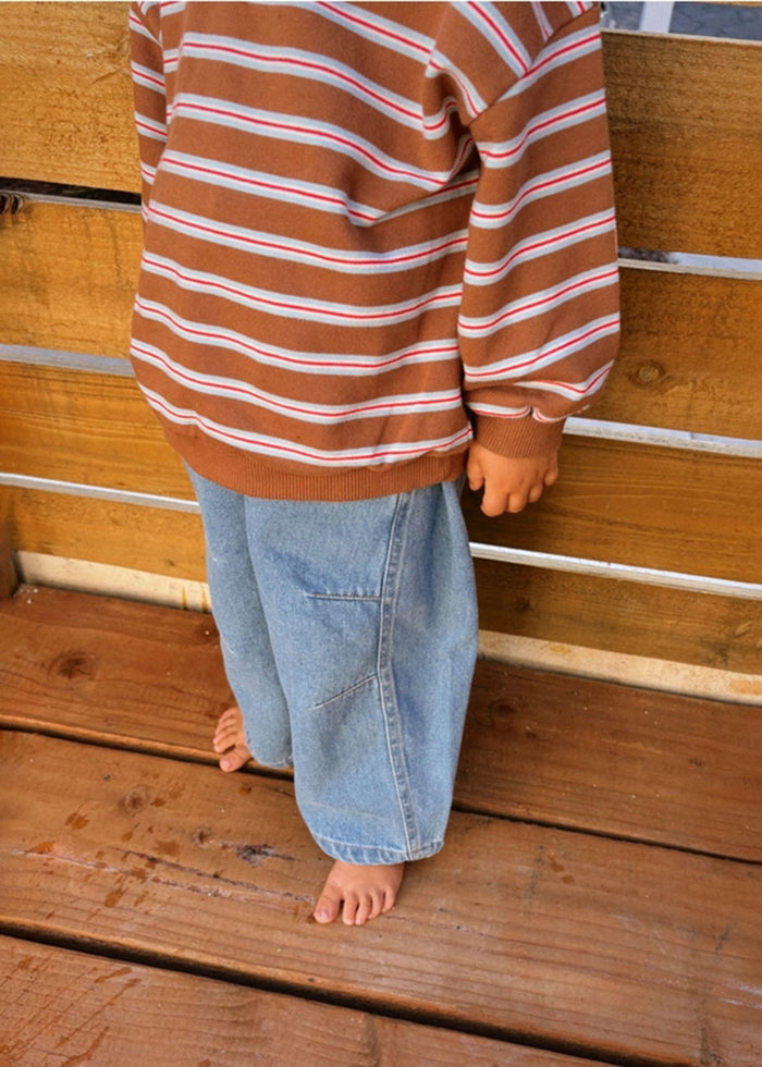 Stripe Pullover - Brown