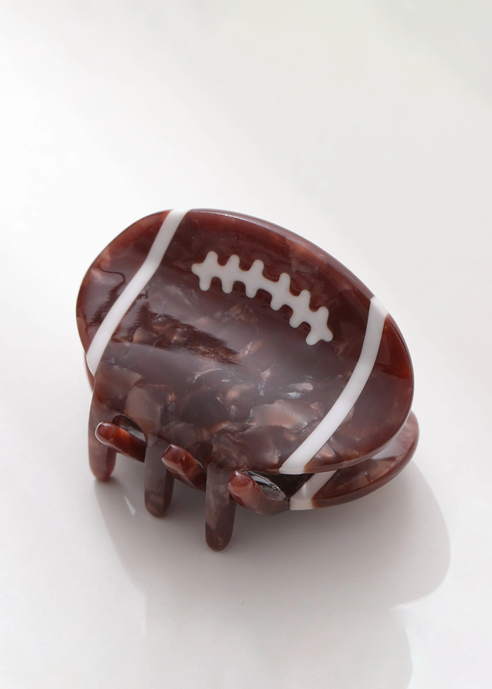 Football Mini Claw Clip