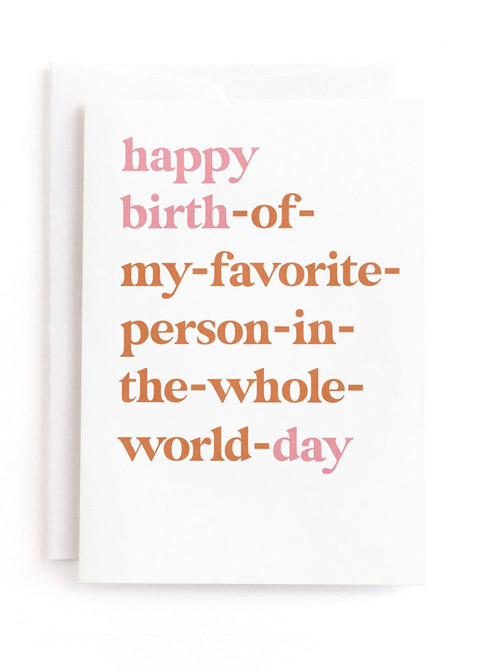 Happy Day Birthday Card