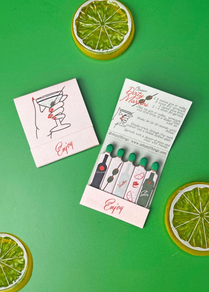 Dirty Martini Matchbook