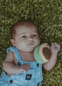 Plush Avocado Rattle