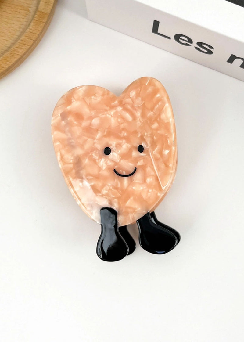 Heart Friend Hair Claw Clip