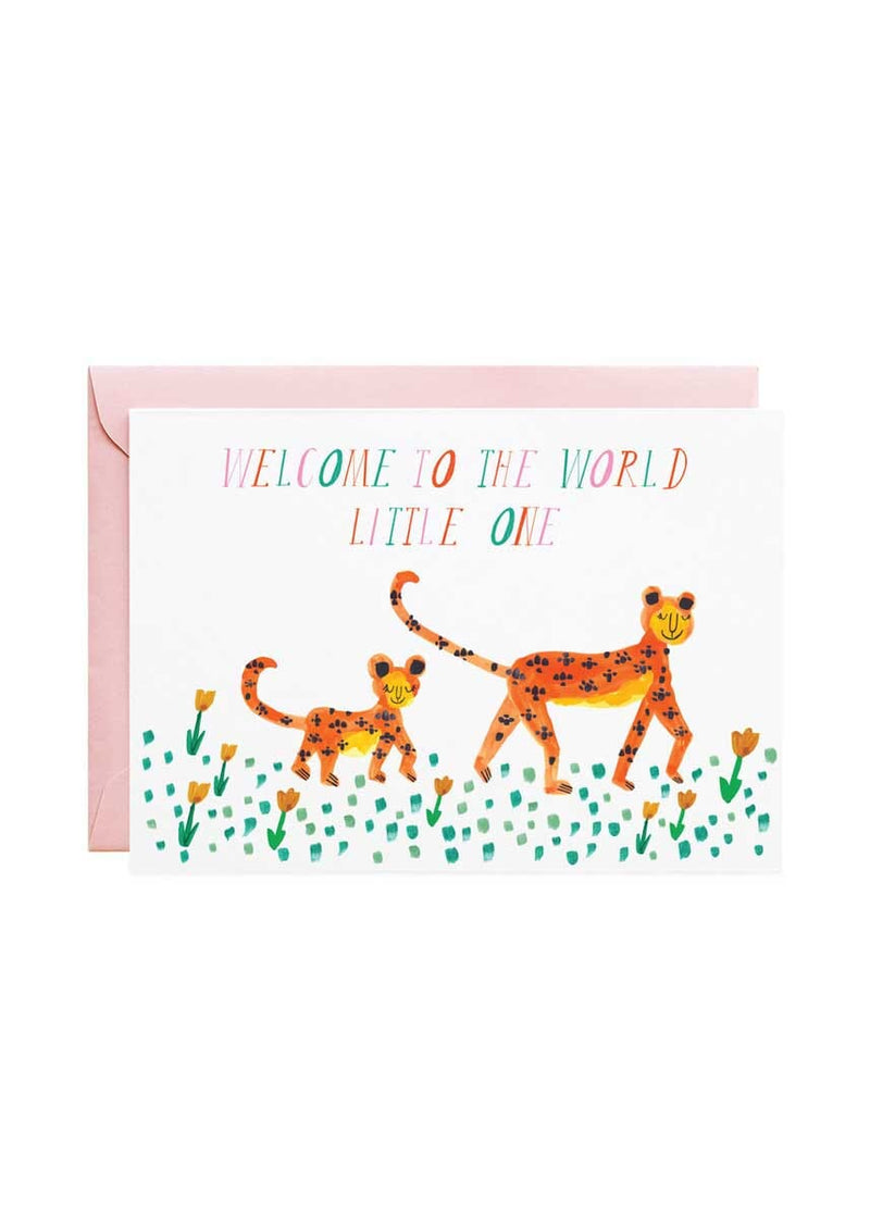 Mummy Leopard Card