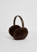 Mad Hatter Faux-Fur Earmuff - Chocolate