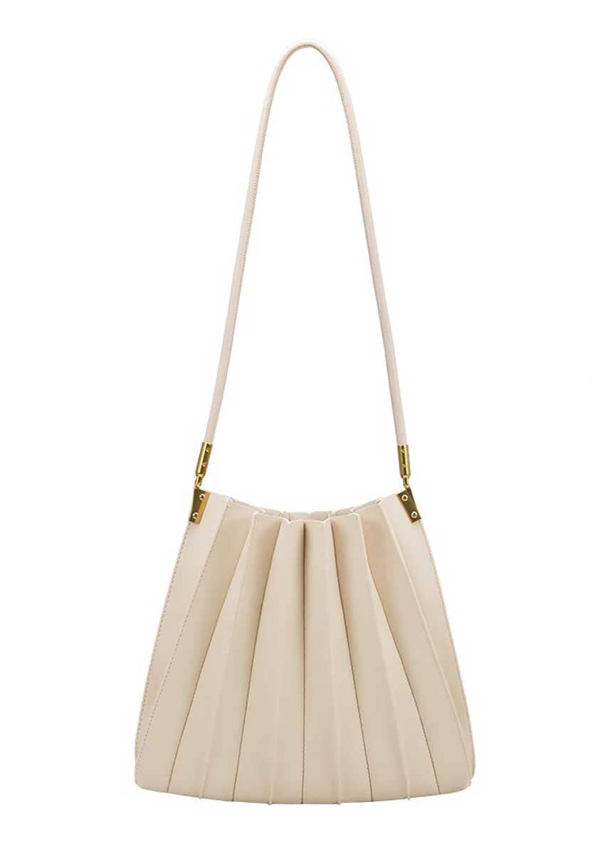 Carrie Medium Shoulder Bag - Ivory