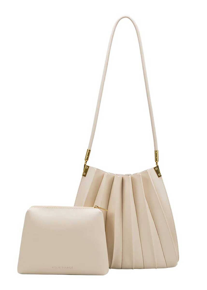 Carrie Medium Shoulder Bag - Ivory
