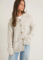Ellyn Oversized Cardigan - Heather Grey