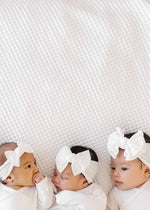 Fab Bow Headband - White