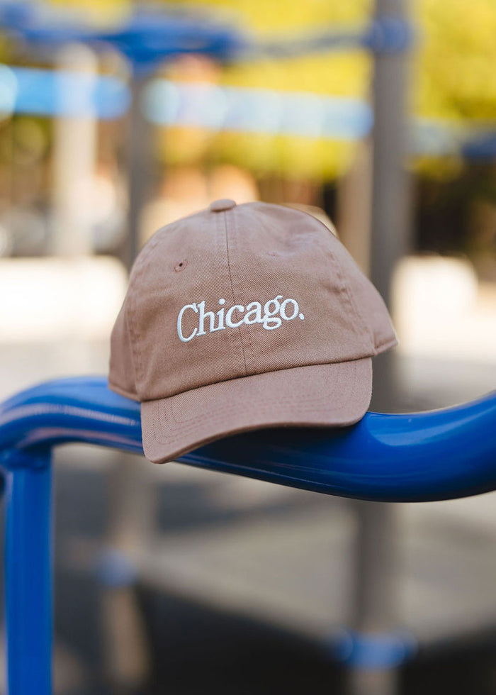 Youth Chicago. Dad Hat - Espresso & Blue