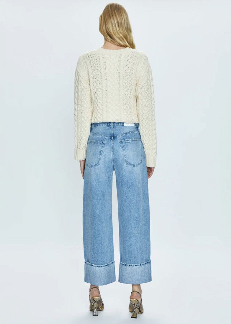 Ryder High Rise Cuffed Straight - Essex