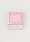 Happy Birthday Vintage Cake Matchbook