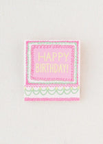 Happy Birthday Vintage Cake Matchbook