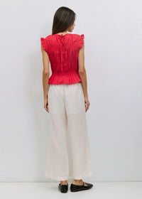 The Eugenie Top - Red